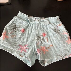 Mint floral shorts 3t